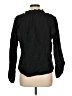 J.Crew 100% Cotton Black Long Sleeve Blouse Size L - photo 2