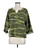 ALTERNATIVE Camo Green Pullover Sweater Size M - photo 1