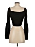 Princess Polly 100% Polyester Black Long Sleeve Top Size 2 - photo 2
