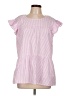 Unbranded 100% Polyester Pink Short Sleeve Blouse Size L - photo 1