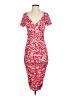 Leota Print Pink Red Cocktail Dress Size XS - photo 1