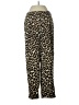 J.Crew 100% Polyester Animal Print Gold Casual Pants Size 2 - photo 1