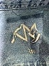 KM Collections by Milla Bell Blue Denim Jacket Size S - photo 6