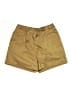 Moncler 100% Polyester Solid Gold Tan Khaki Shorts Size EU (IT) 42 / US 6 - photo 1