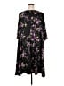 Roaman's Floral Black Casual Dress Size 26 Petite (2X) - photo 2