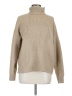 CeCe 100% Polyester Solid Tan Turtleneck Sweater Size M - photo 1