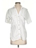 Zara White Short Sleeve Blouse Size XS - photo 1