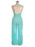 On The Road... Solid Teal Jumpsuit Size L - photo 2