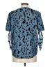 Shein Blue 3/4 Sleeve Blouse Size L - photo 2