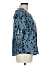 Shein Blue 3/4 Sleeve Blouse Size L - photo 4