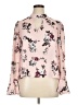 Living Doll 100% Polyester Floral Pink Long Sleeve Blouse Size XL - photo 1