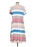 Unbranded Stripes Gray Casual Dress Size M - photo 2