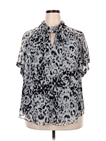 RACHEL Rachel Roy Short Sleeve Blouse (view 1)