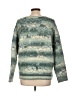 Alfani Tie-dye Green Pullover Sweater Size L - photo 2