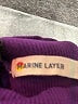 Marine Layer Purple Long Sleeve Turtleneck Size XS - photo 7