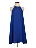 Soprano Solid Blue Cocktail Dress Size S - photo 1