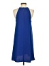 Soprano Solid Blue Cocktail Dress Size S - photo 2