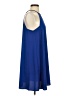 Soprano Solid Blue Cocktail Dress Size S - photo 4