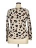 Grace 100% Rayon Animal Print Brown Pullover Sweater Size XL - photo 2
