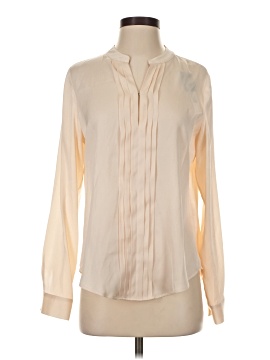Elie Tahari Long Sleeve Silk Top