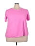 Lane Bryant 100% Cotton Pink Active T-Shirt Size 22 - 24 Plus - photo 1