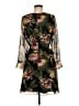 Sam Edelman 100% Polyester Tropical Green Cocktail Dress Size 6 - photo 2