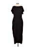 Unbranded Solid Black Casual Dress Size S - photo 2
