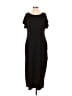 Unbranded Solid Black Casual Dress Size S - photo 1