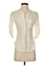 James Perse Ivory 3/4 Sleeve Blouse Size Med (2) - photo 1