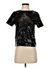 MICHAEL Michael Kors 100% Polyester Black Short Sleeve Top Size XS - photo 1