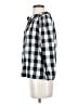 J.Crew Checkered-gingham Black Long Sleeve Blouse Size S - photo 5