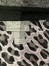 Vanity 100% Polyester Animal Print Silver 3/4 Sleeve Blouse Size L - photo 7