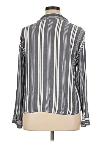 a.n.a. A New Approach Long Sleeve Button-Down Shirt (view 2)