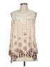 Roz & Ali 100% Polyester Ivory Sleeveless Blouse Size M - photo 1