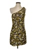 Zara Paisley Gold Cocktail Dress Size S - photo 1