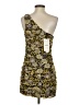 Zara Paisley Gold Cocktail Dress Size S - photo 2