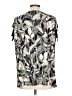 Slim Factor by Investments Green Short Sleeve Blouse Size L - photo 2