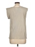 Max Mara 100% Silk Ivory Sleeveless Silk Top Size 12 - photo 2