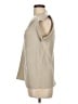 Max Mara 100% Silk Ivory Sleeveless Silk Top Size 12 - photo 5