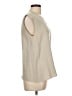 Max Mara 100% Silk Ivory Sleeveless Silk Top Size 12 - photo 4