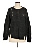 Cynthia Rowley Tweed Black Pullover Sweater Size L - photo 1