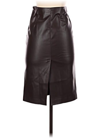 MNG Faux Leather Skirt (view 2)