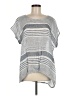 Haris Cotton Gray Short Sleeve Top Size M - photo 1