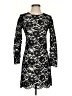 Theory Damask Floral Black Cocktail Dress Size 2 - photo 1