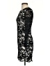 Theory Damask Floral Black Cocktail Dress Size 2 - photo 5