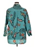 ETRO Print Teal 3/4 Sleeve Button-Down Shirt Size 2X (estimated) - photo 2