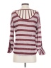 Blu Pepper Burgundy 3/4 Sleeve Top Size S - photo 2