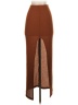 Shein 100% Polyester Brown Formal Skirt Size S - photo 2