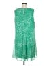 DKNY 100% Polyester Stars Green Cocktail Dress Size M (estimated) - photo 2