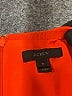 J.Crew 100% Polyester Color Block Orange Cocktail Dress Size 0 - photo 7